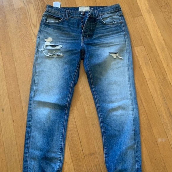 Current/Elliot Slouchy Skinny Destroyed Zephyr Sz 28 - Picture 4 of 5